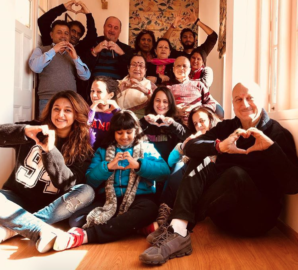 Anupam Kher and Raju Kher